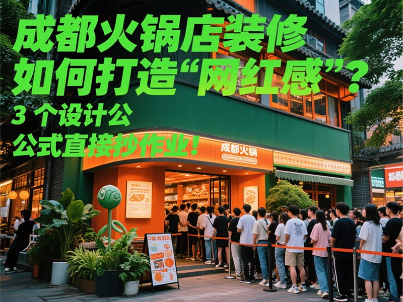成都火鍋店裝修如何打造“網(wǎng)紅感”？3個設(shè)計公式直接抄作業(yè)！