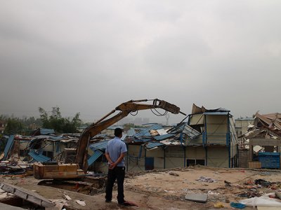 白鶴橋拆除現(xiàn)場(chǎng)安全檢查